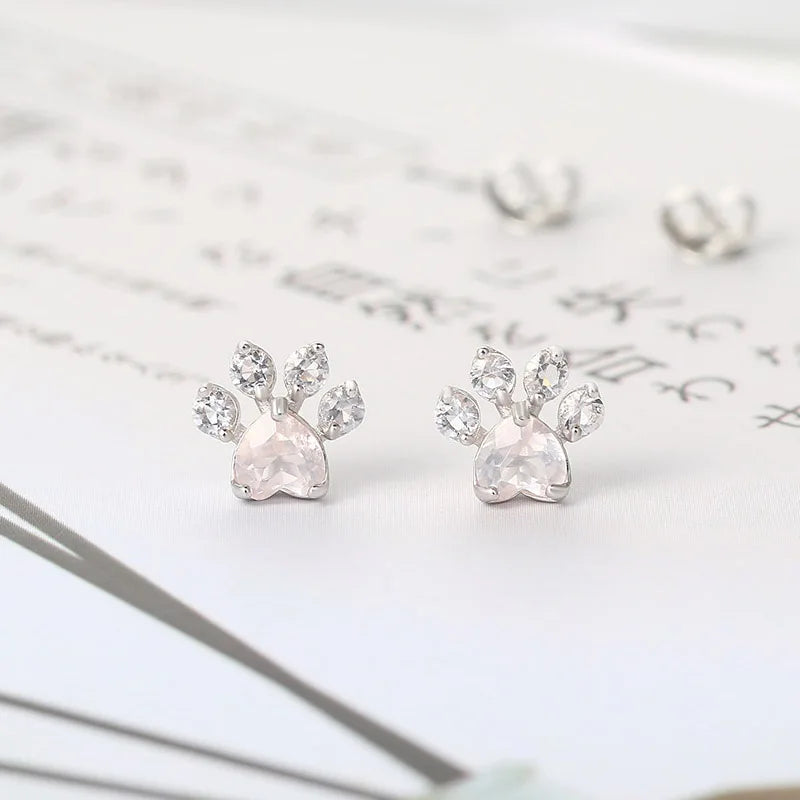 Boucles d’Oreilles Patte de Chat