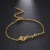 Bracelet rose éternelle personnalisée