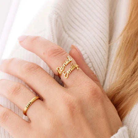 Anello con nome personalizzato