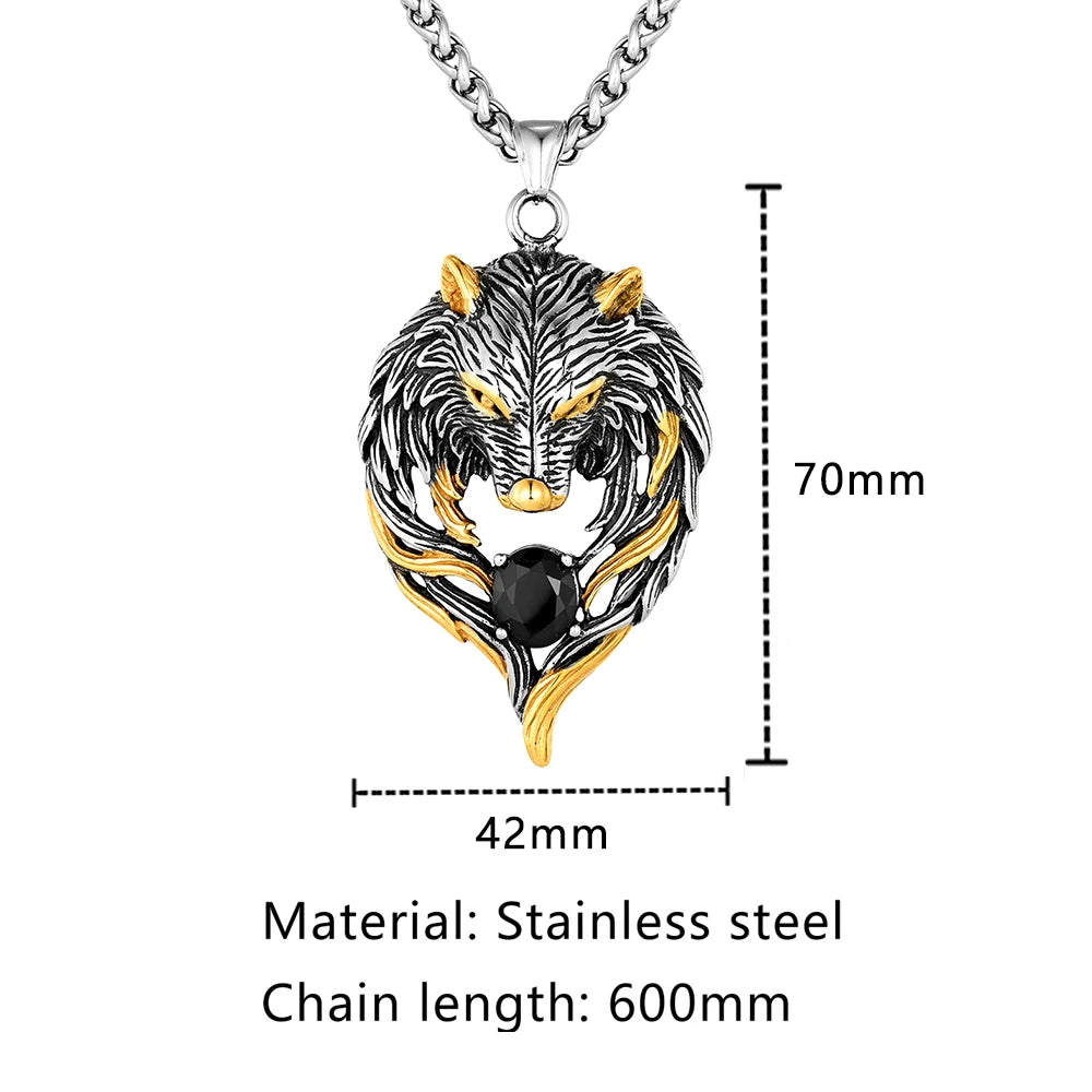 Collier Loup Fenrir
