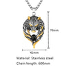 Collier Loup Fenrir