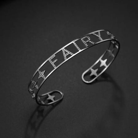 Bracciale bangle personalizzato con nome
