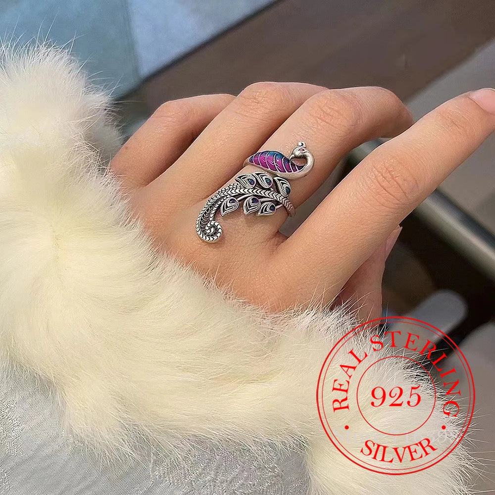 Bague Paon Mystique