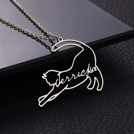 Collana personalizzata con gatto