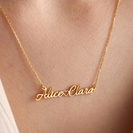 Collier personnalisé 2 prénoms