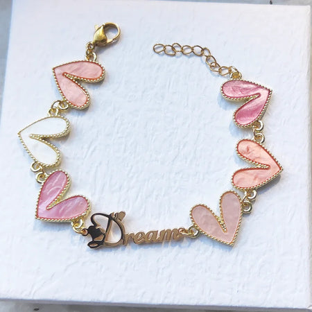 Braccialetto personalizzato con nome a cuore