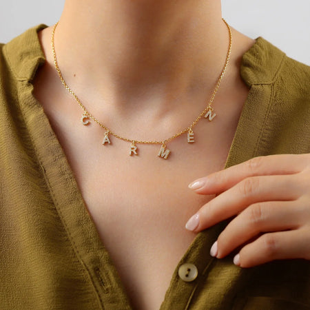 Collier personnalisé Lettres prénoms