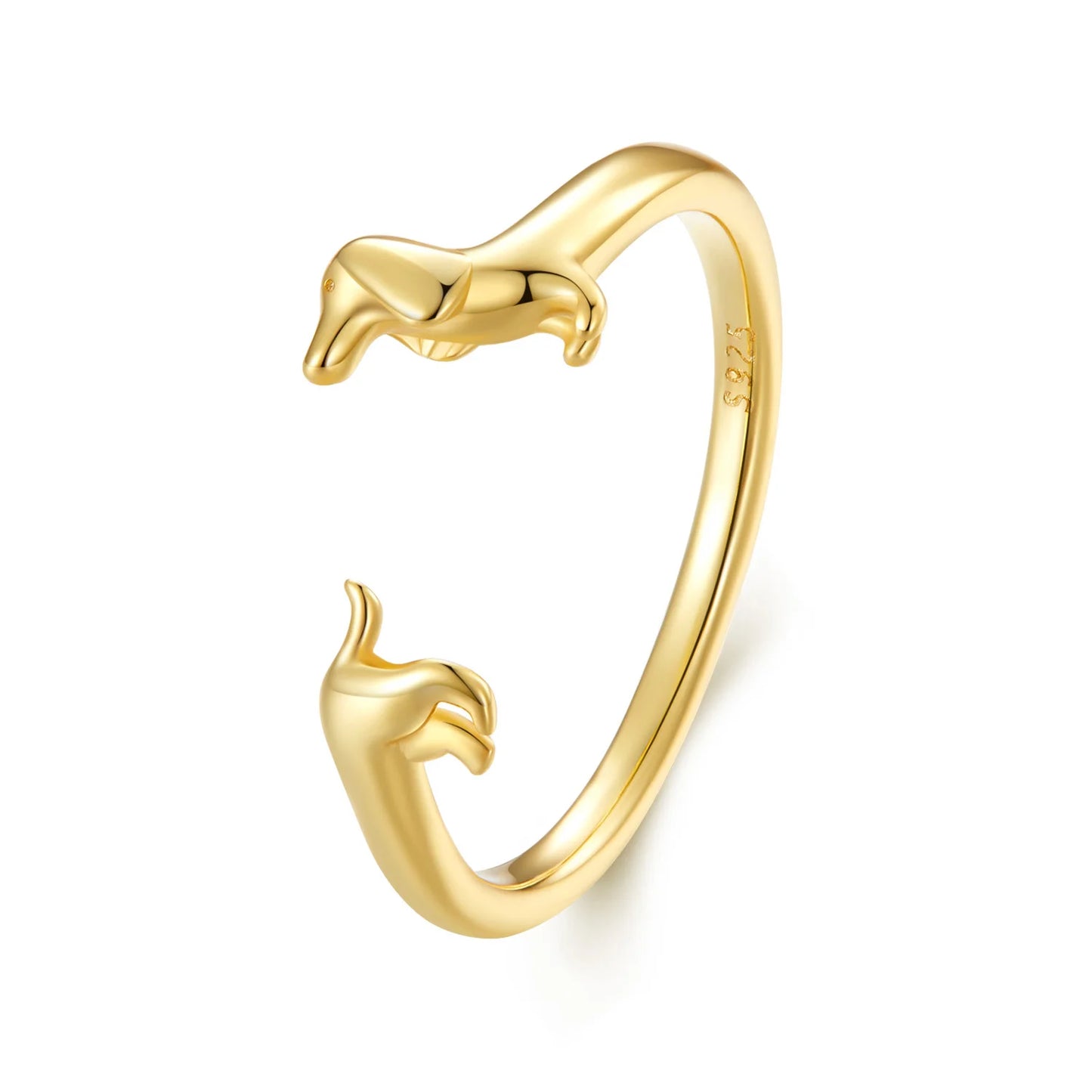 Bague Teckel éternel