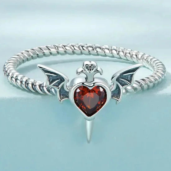 Bague Cœur de feu