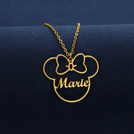 Collier personnalisé oreille de Minnie