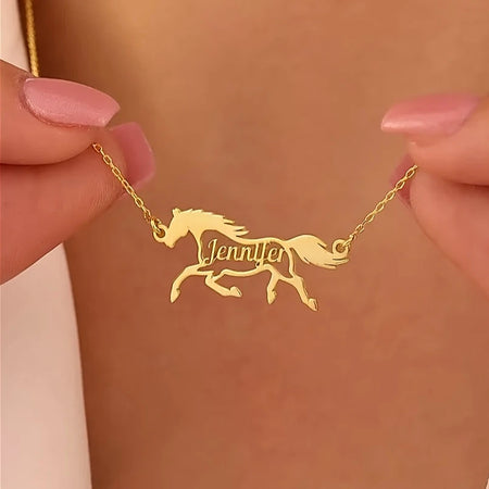 Collana personalizzata per amanti dei cavalli