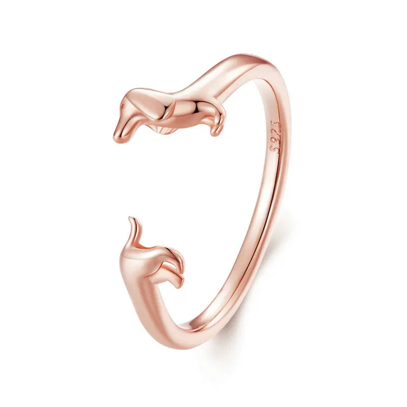 Bague Teckel éternel