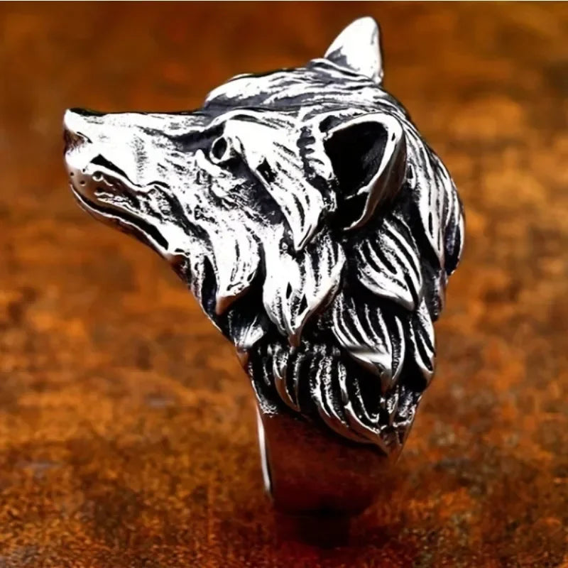 Bague Loup Fenrir