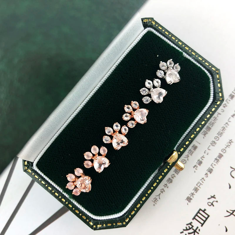 Boucles d’Oreilles Patte de Chat