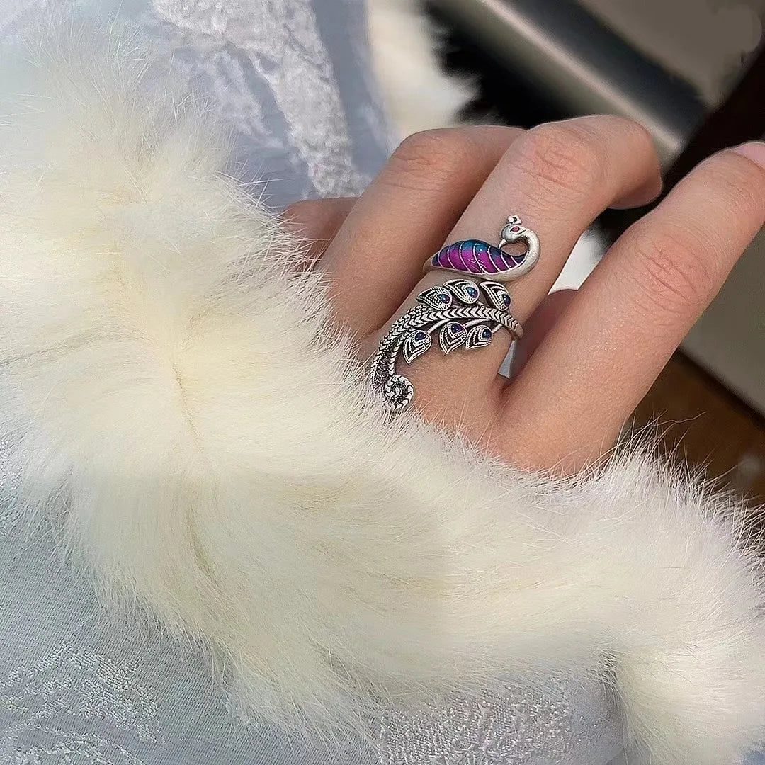 Bague Paon Mystique