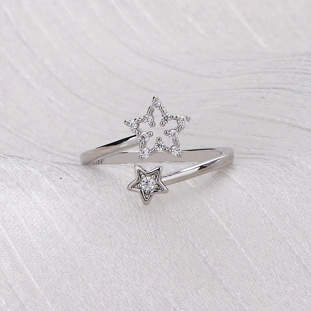 Bague Lune & Étoiles