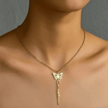 Collier personnalisé Papillon