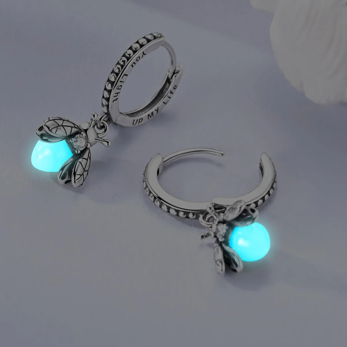 Boucles d’oreilles Lucioles lumineuse