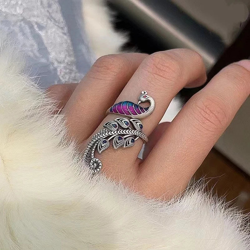 Bague Paon Mystique
