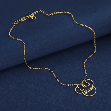 Collier personnalisé oreille de Minnie