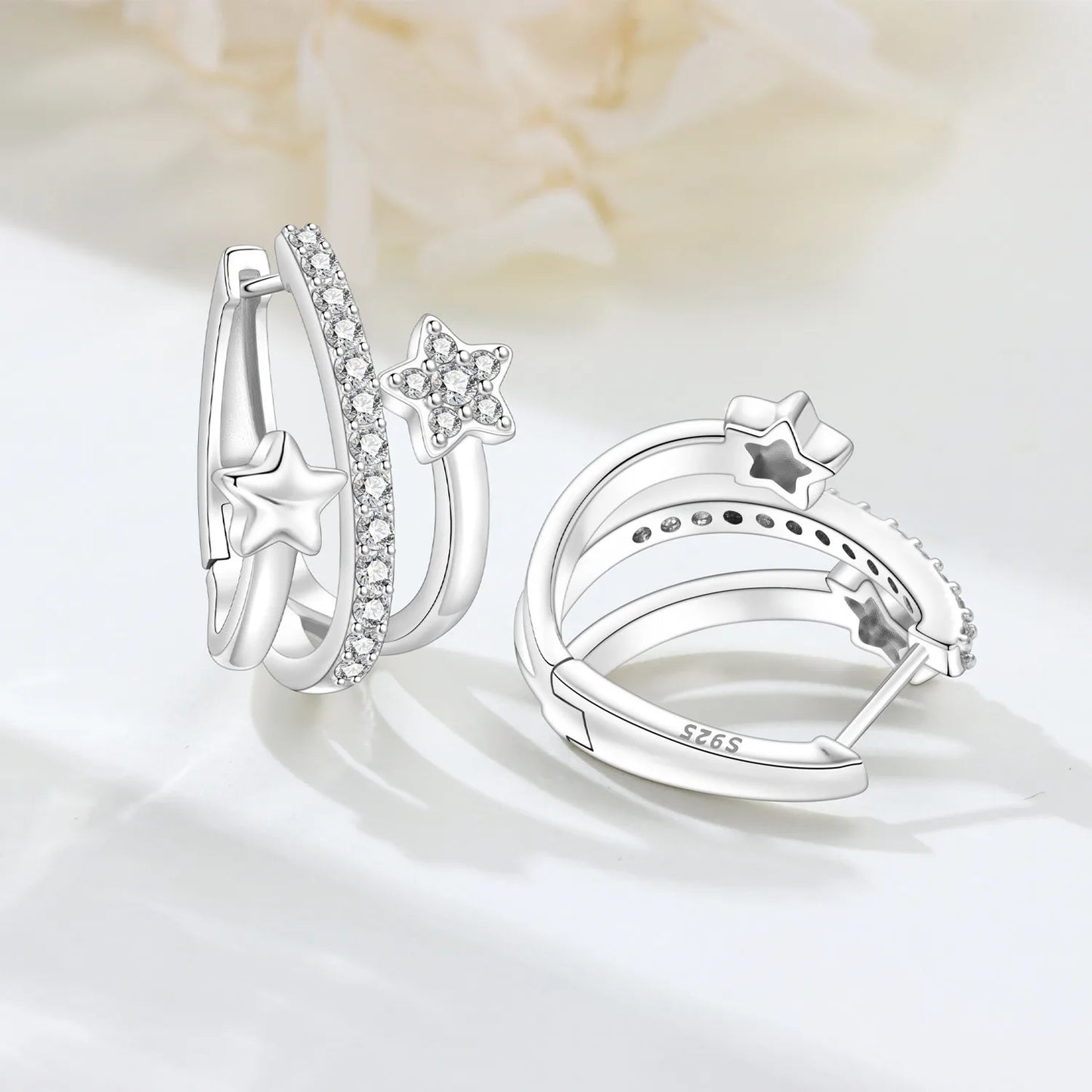 Boucles d’Oreilles Étoiles
