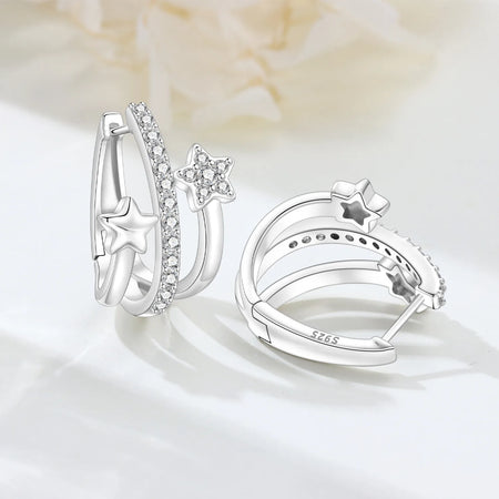 Boucles d’Oreilles Étoiles