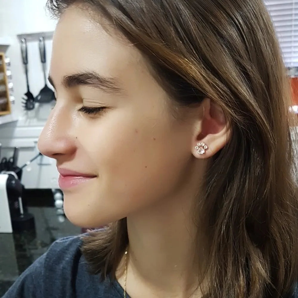 Boucles d’Oreilles Patte de Chat