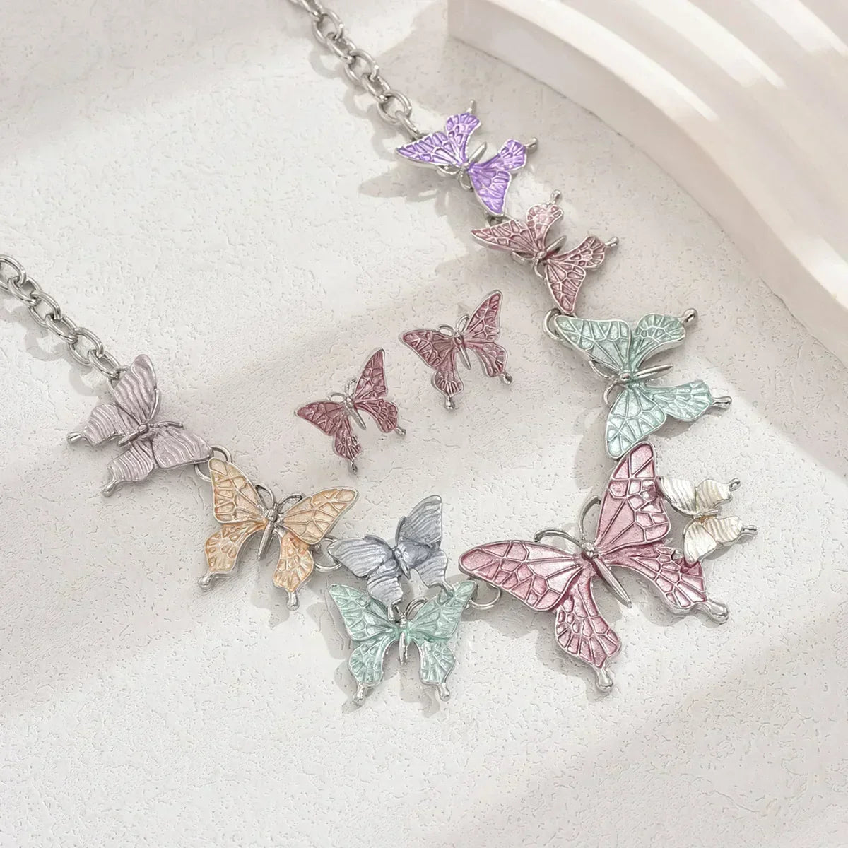 Boucles d’oreilles Papillons enchantés