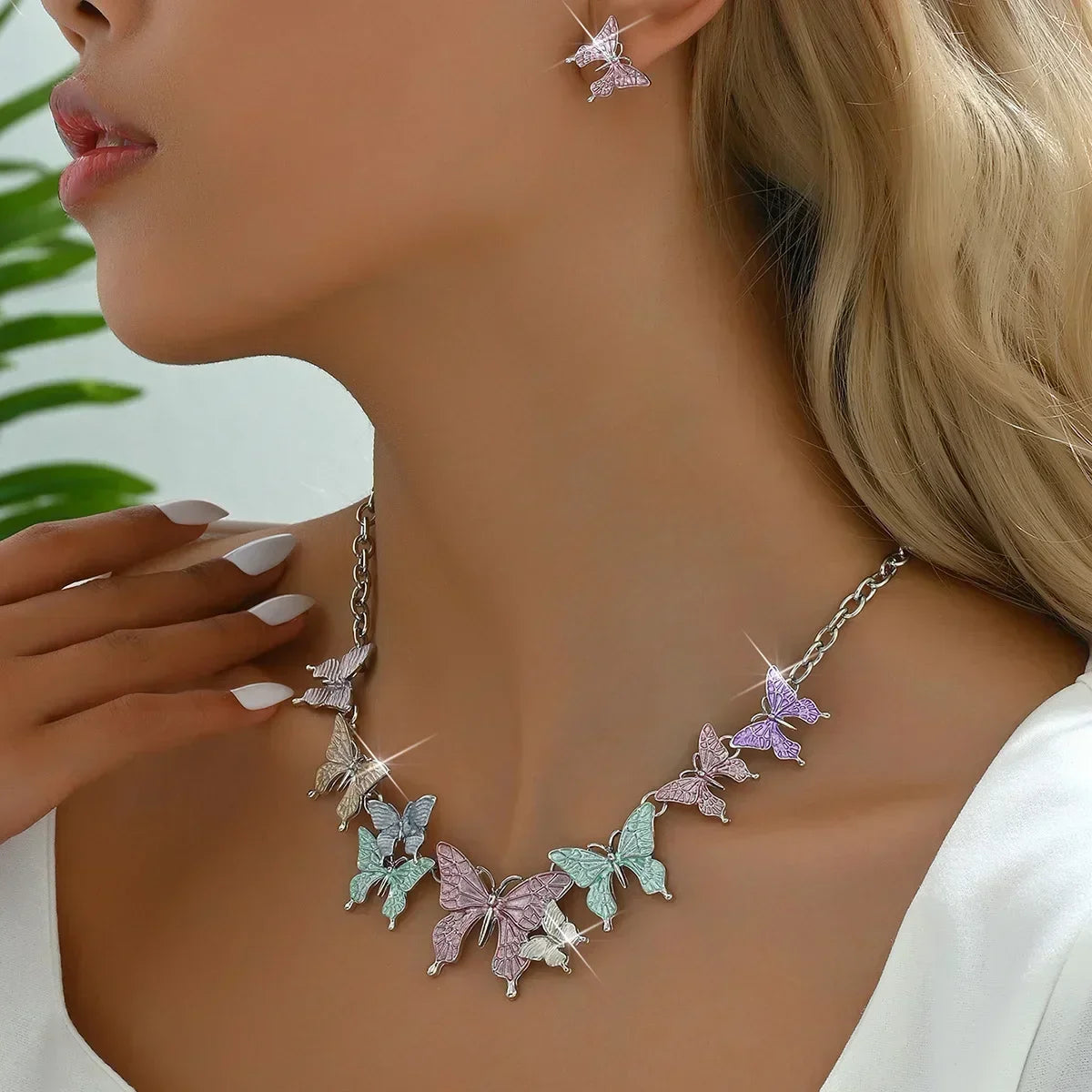 Boucles d’oreilles Papillons enchantés