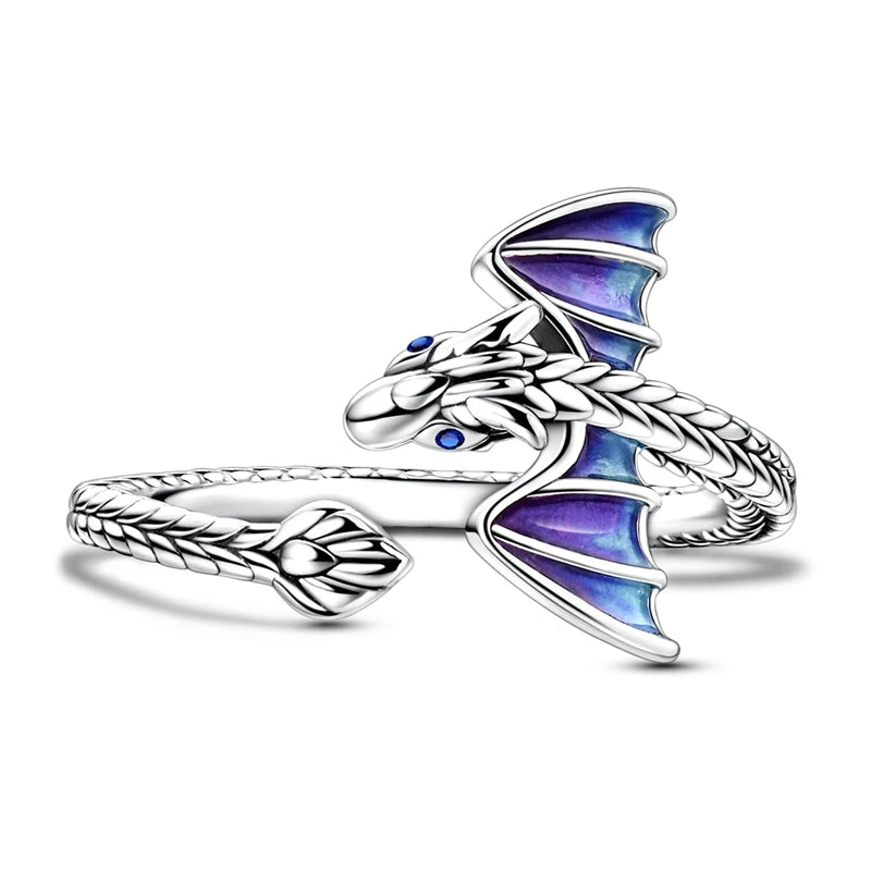 Bague Dragon bleu