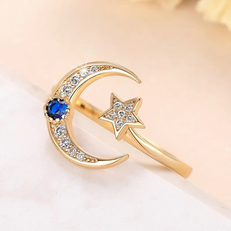Bague Moon Star