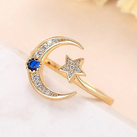 Bague Moon Star