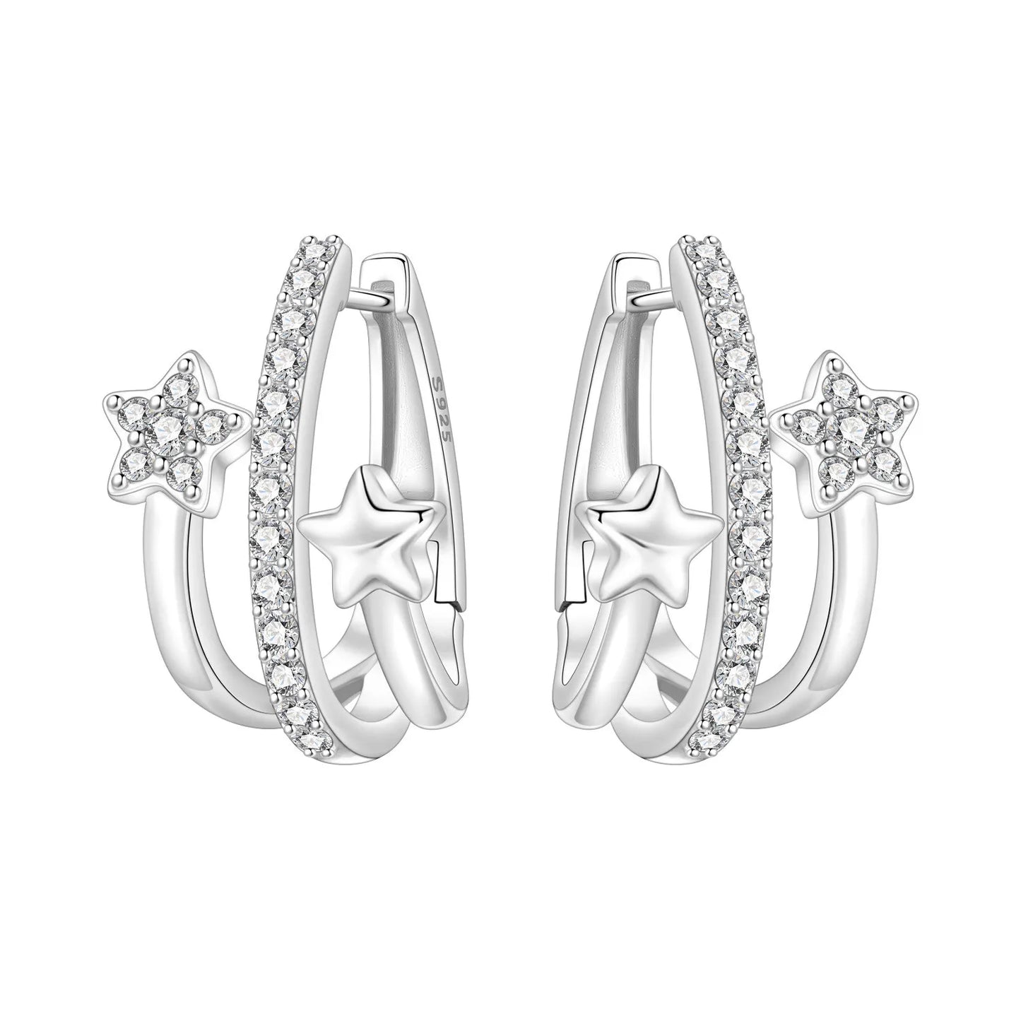 Boucles d’Oreilles Étoiles