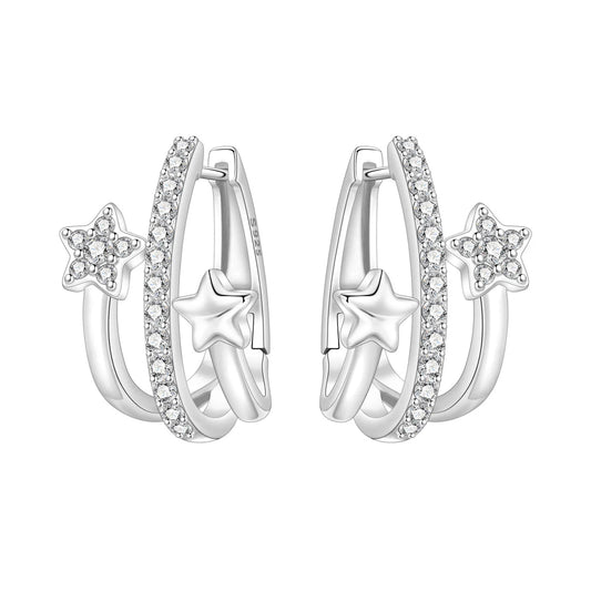 Boucles d’Oreilles Étoiles