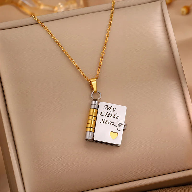 Collier Livre Secret My Little Star
