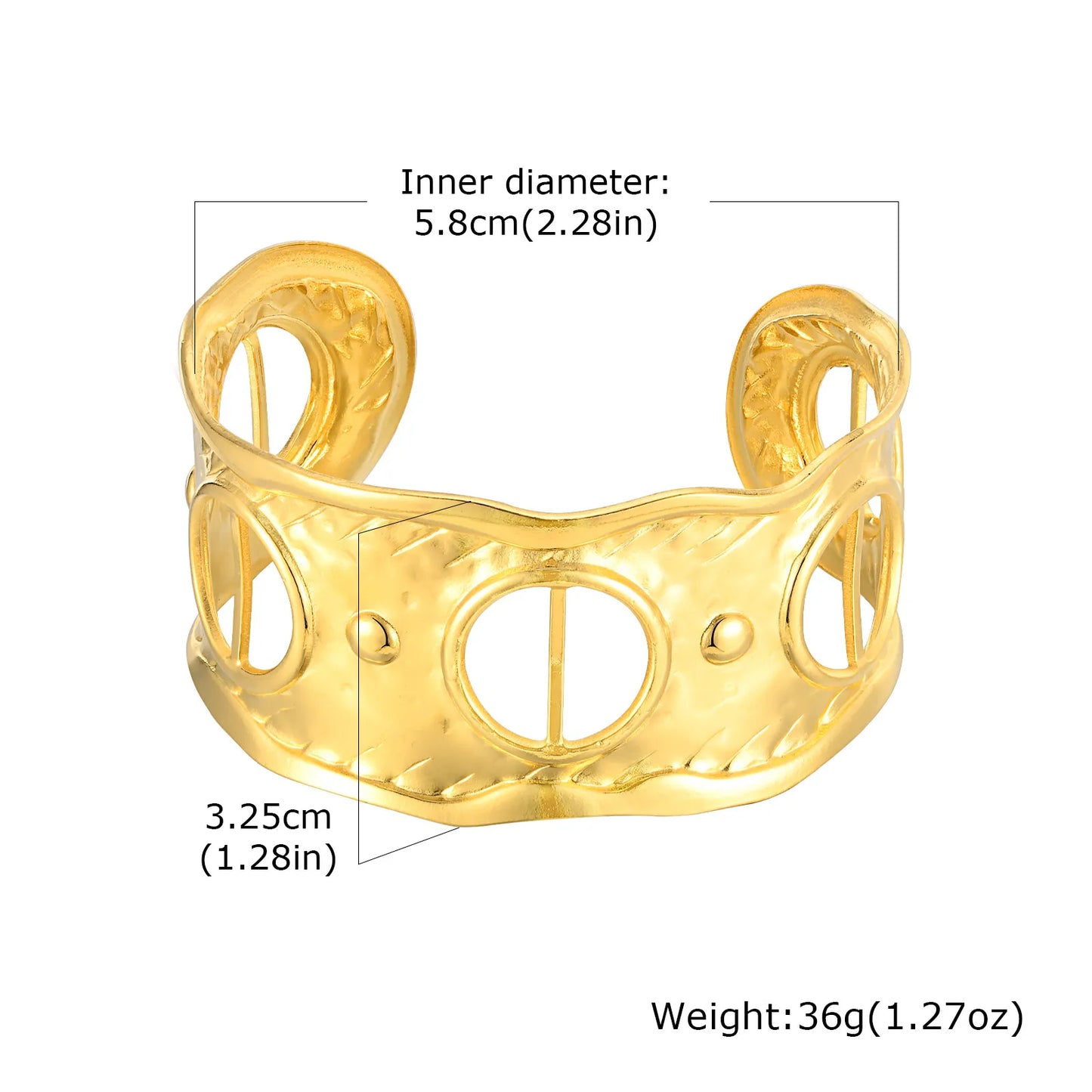 Bracelet manchette Safari chic