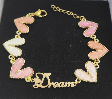 Braccialetto personalizzato con nome a cuore
