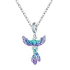 Collier Phoenix arc-en-ciel