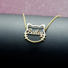 Personalized Kitty Necklace