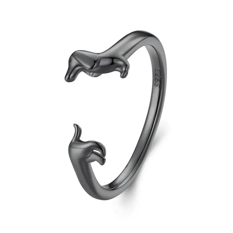 Bague Teckel éternel