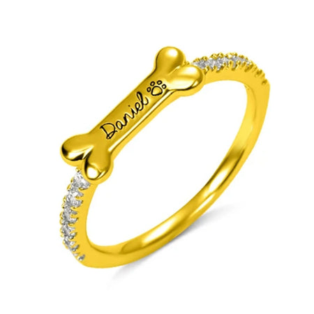 Anello personalizzato per amanti dei cani