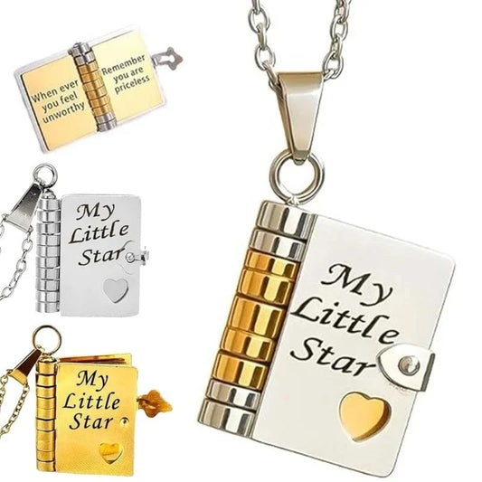 Collier Livre Secret My Little Star