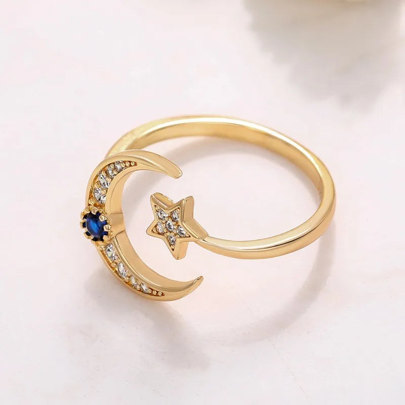 Bague Moon Star