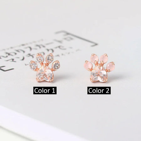Boucles d’Oreilles Patte de Chat