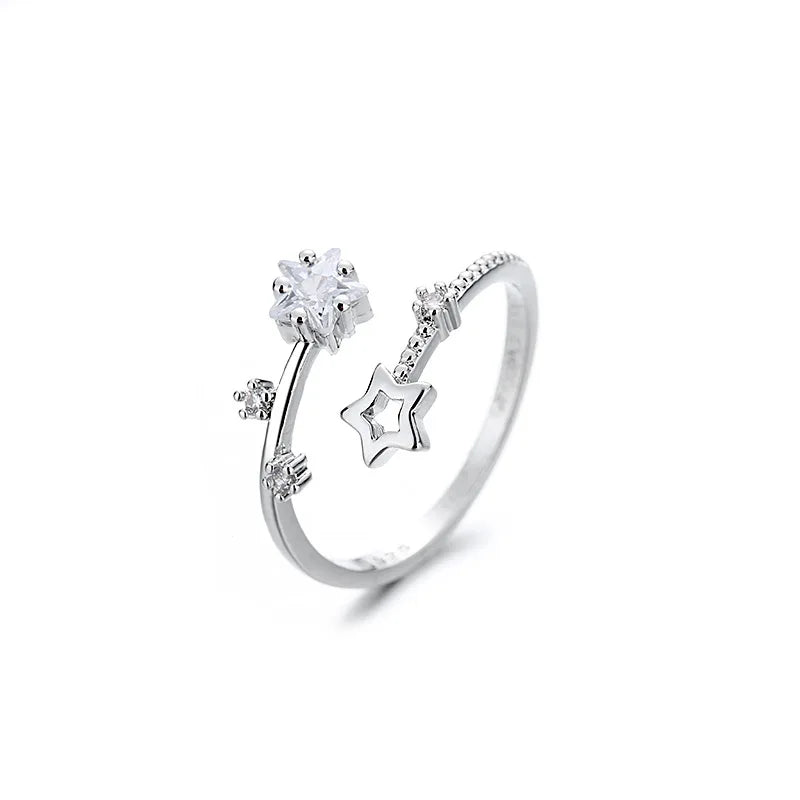 Bague Lune & Étoiles