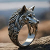 Bague Loup solitaire