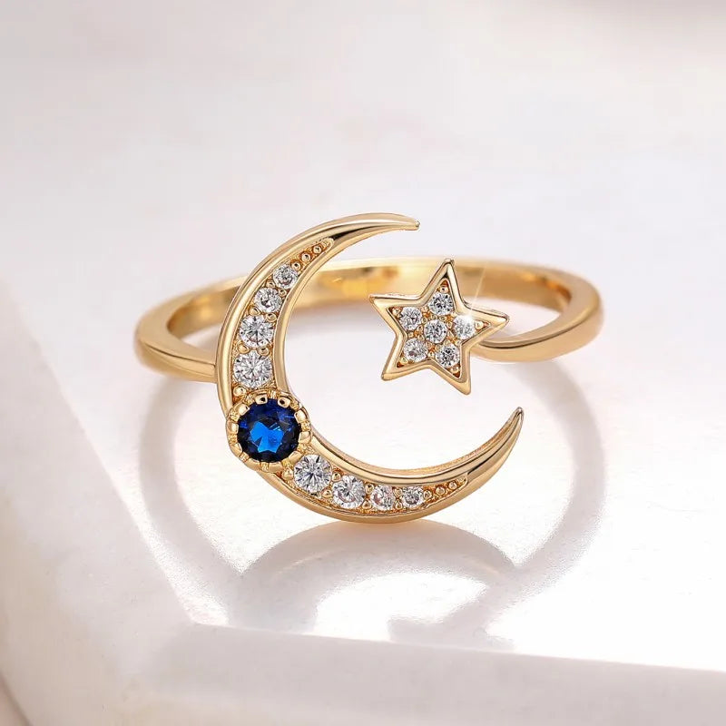 Bague Moon Star