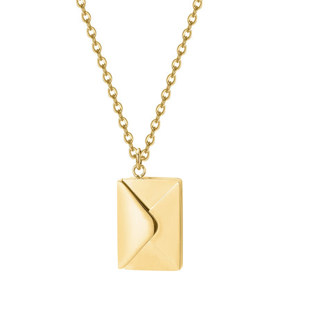 Collana con ciondolo lettera d'amore