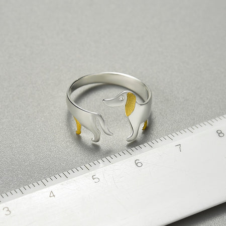 Anello amante dei cani 