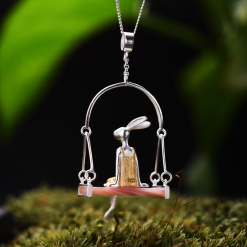 Pendentif Lapin enchanté